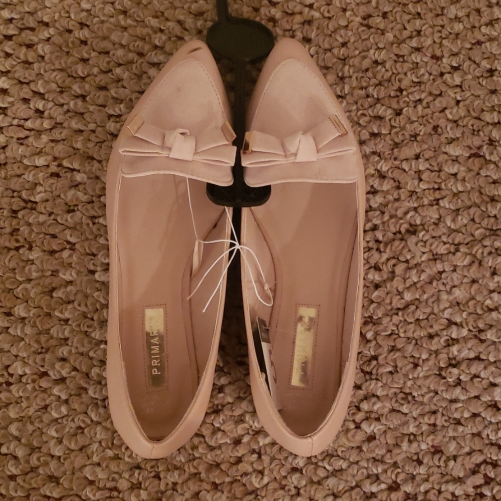 NWT Blush Flat Pumps